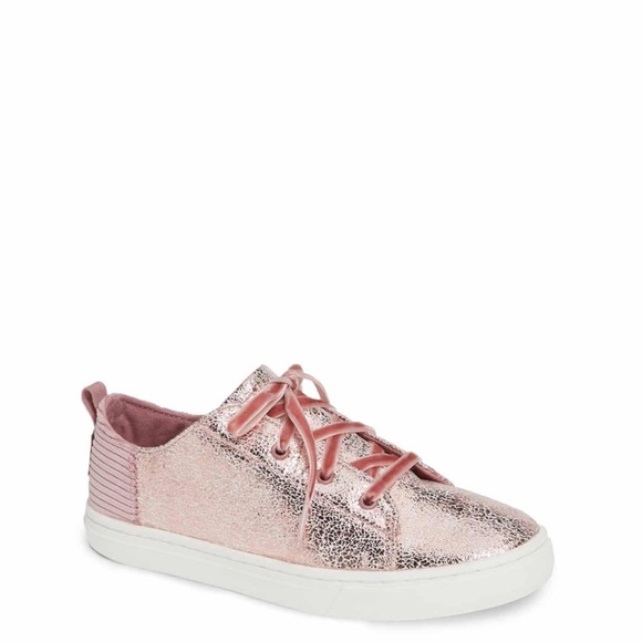 Toms Other - TOMS GIRLS LENNY METALLIC SNEAKERS